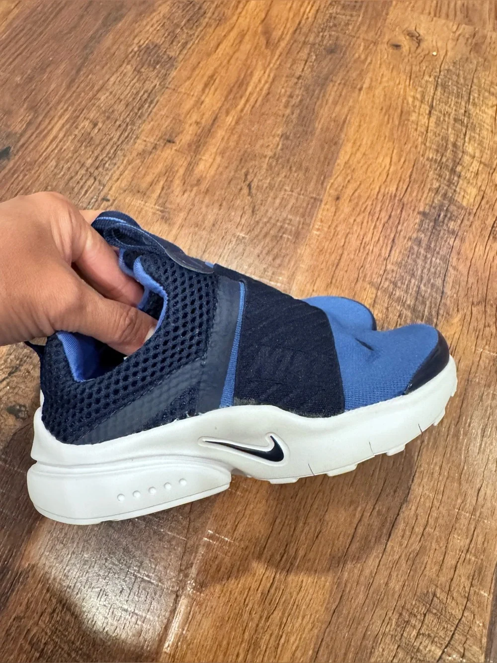 Nike Presto TD Kids Royal and Navy Slip-On Athletic Sneakers 9C-NEW